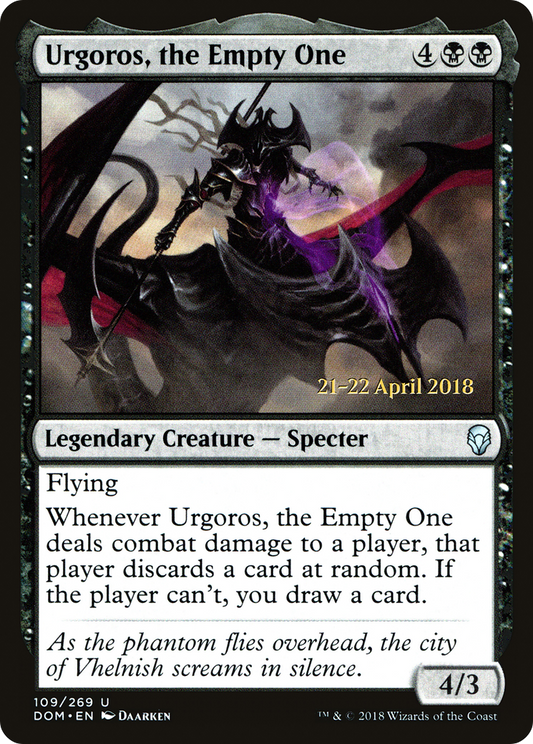 Urgoros, the Empty One (109) (Prerelease) - Foil