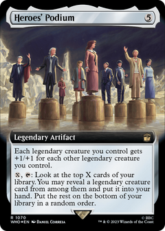 Heroes' Podium (1070) (Extended Art) - Surge Foil