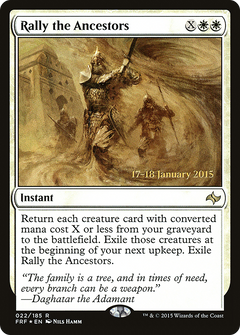 Rally the Ancestors (022) (Prerelease) - Foil