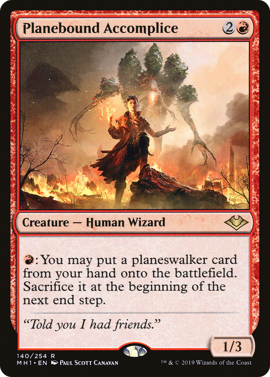 Planebound Accomplice - Foil