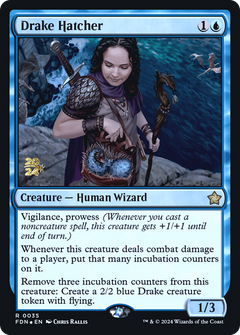 Drake Hatcher (0035) (Prerelease) - Foil