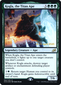 Kogla, the Titan Ape (162) (Prerelease) - Foil