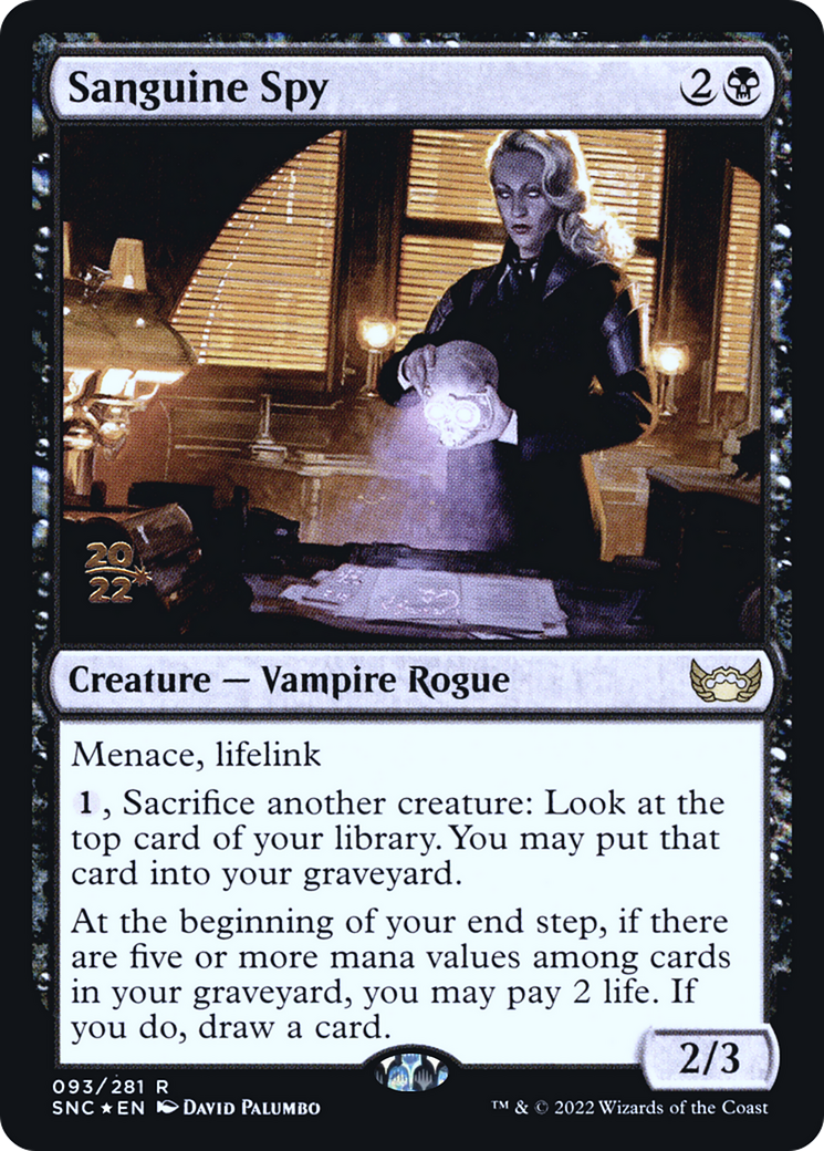 Sanguine Spy (093) (Prerelease) (PSNC) - Foil