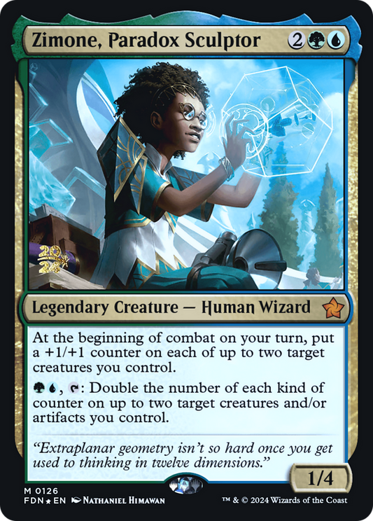 Zimone, Paradox Sculptor (0126) (Prerelease) - Foil