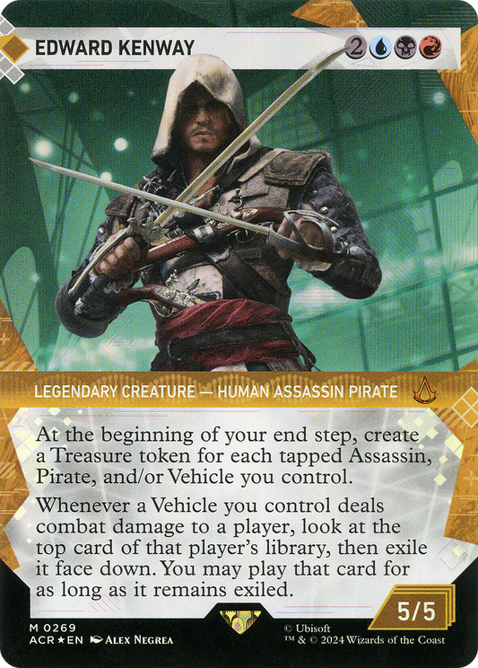Edward Kenway (0269) (Showcase) - Textured Foil