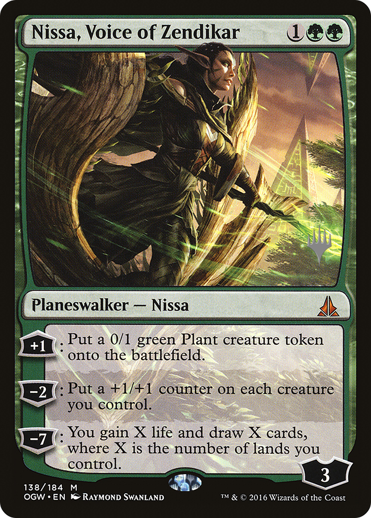 Nissa, Voice of Zendikar (138) (Promo Pack) - Foil
