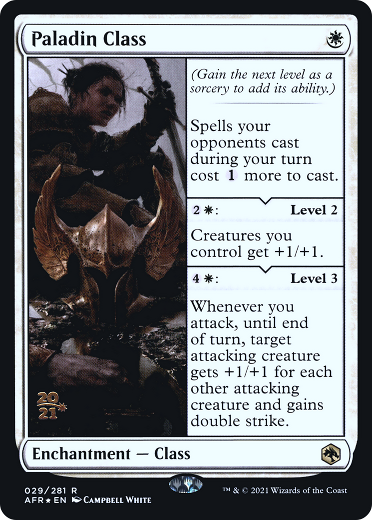 Paladin Class (029) (Prerelease) - Foil