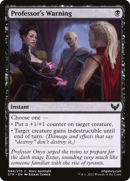 Professor's Warning - Foil