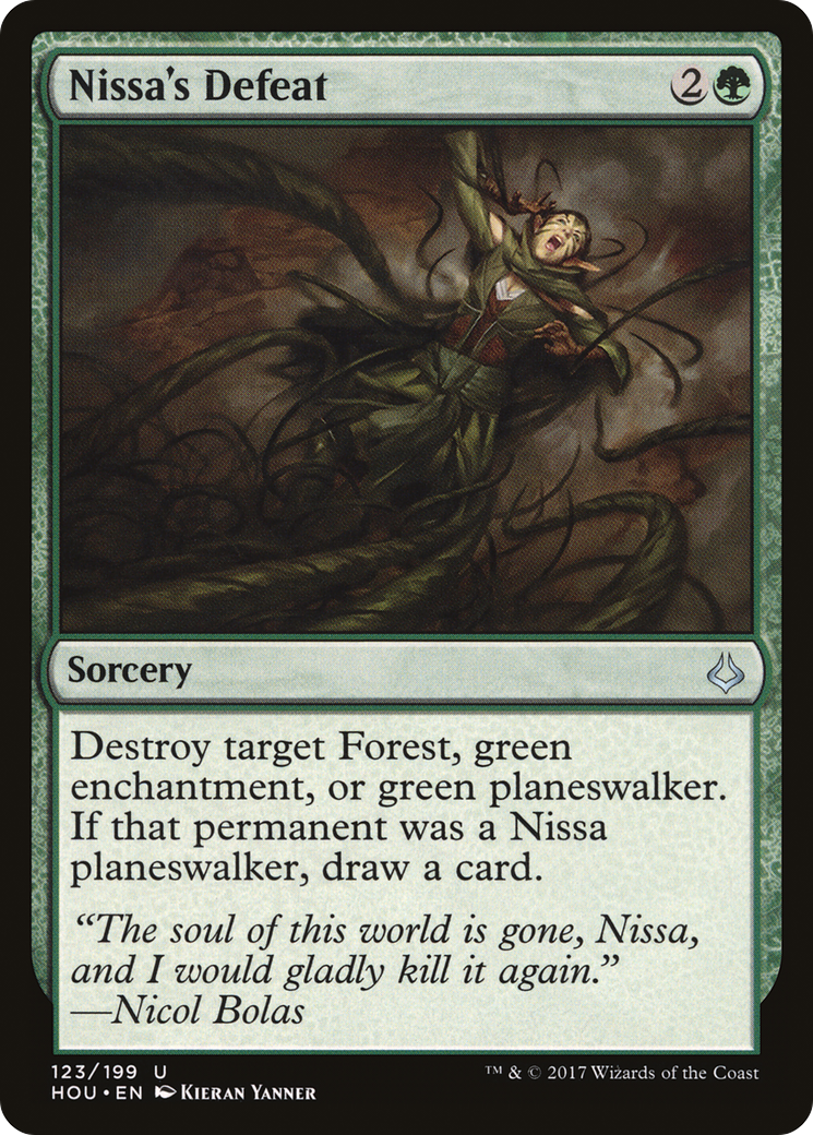 Nissa's Defeat - Foil