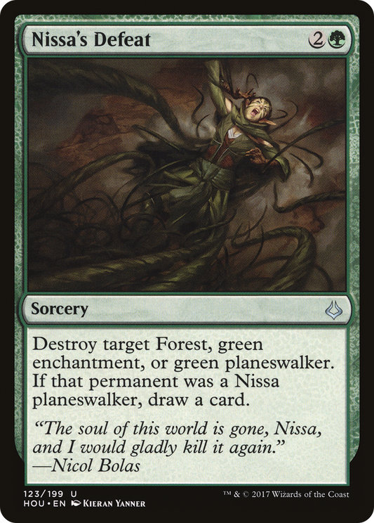 Nissa's Defeat - Foil