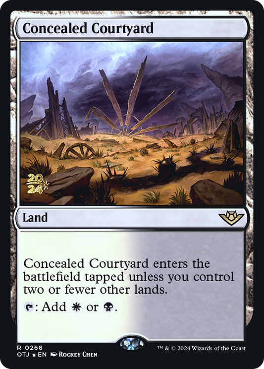 Concealed Courtyard (0268) (Prerelease) - Foil