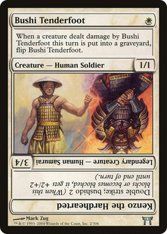 Bushi Tenderfoot // Kenzo the Hardhearted - Foil