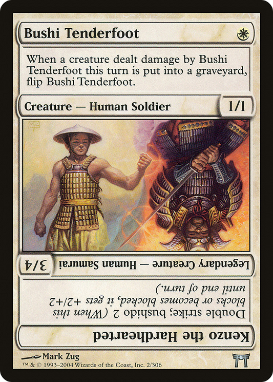 Bushi Tenderfoot // Kenzo the Hardhearted - Foil