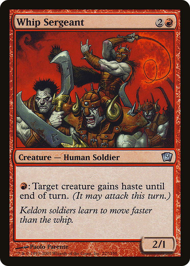 Whip Sergeant - Foil