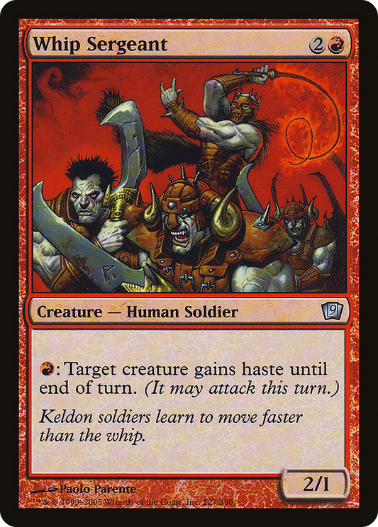 Whip Sergeant - Foil