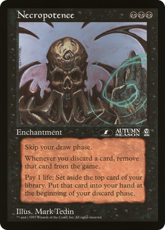 Necropotence (1st Place) (Oversized) (Arena League Promo)