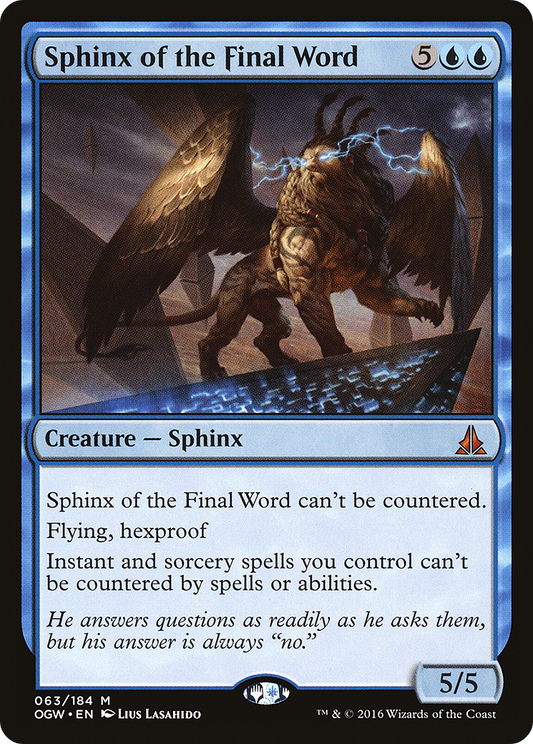 Sphinx of the Final Word - Foil