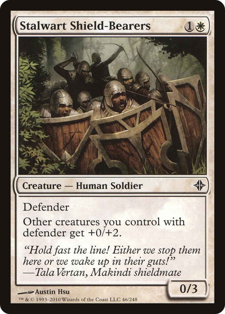 Stalwart Shield-Bearers - Foil