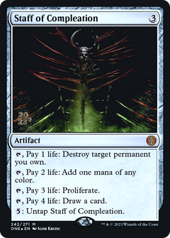 Staff of Compleation (242) (Prerelease) - Foil