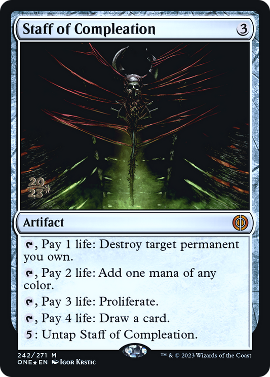 Staff of Compleation (242) (Prerelease) - Foil