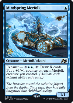 Mindspring Merfolk (0051) (Prerelease) - Foil