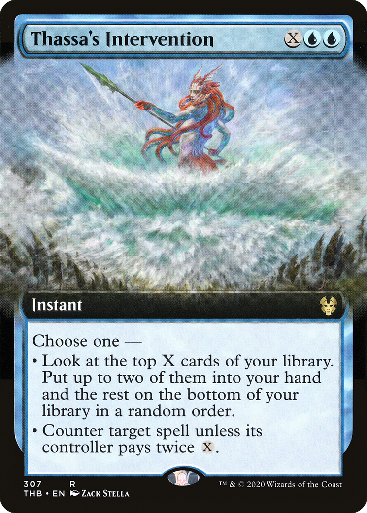 Thassa's Intervention (307) (Extended Art) - Foil