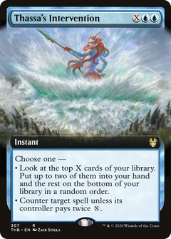 Thassa's Intervention (307) (Extended Art) - Foil