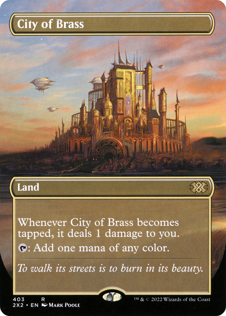City of Brass (403) (Borderless) - Foil