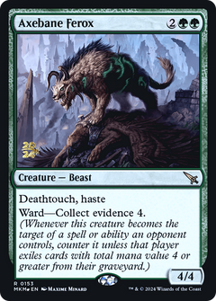 Axebane Ferox (0153) (Prerelease) - Foil