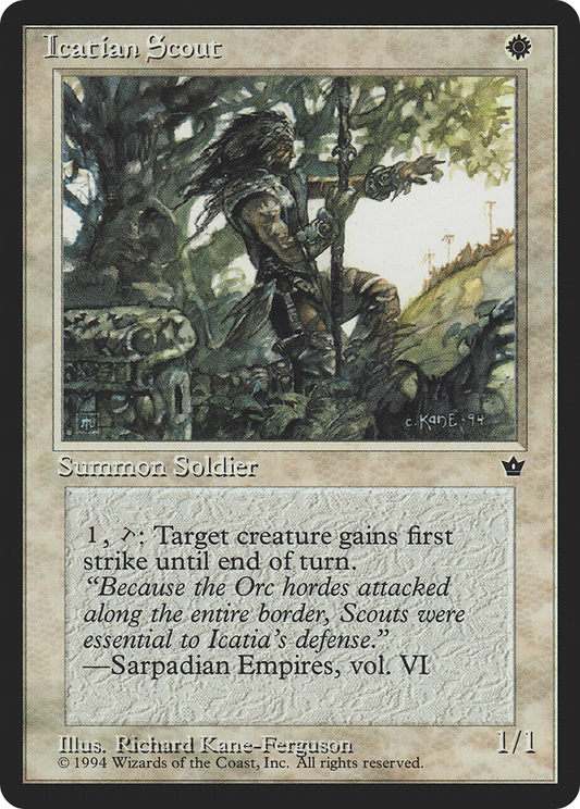 Icatian Scout (Illus. Richard Kane-Ferguson)