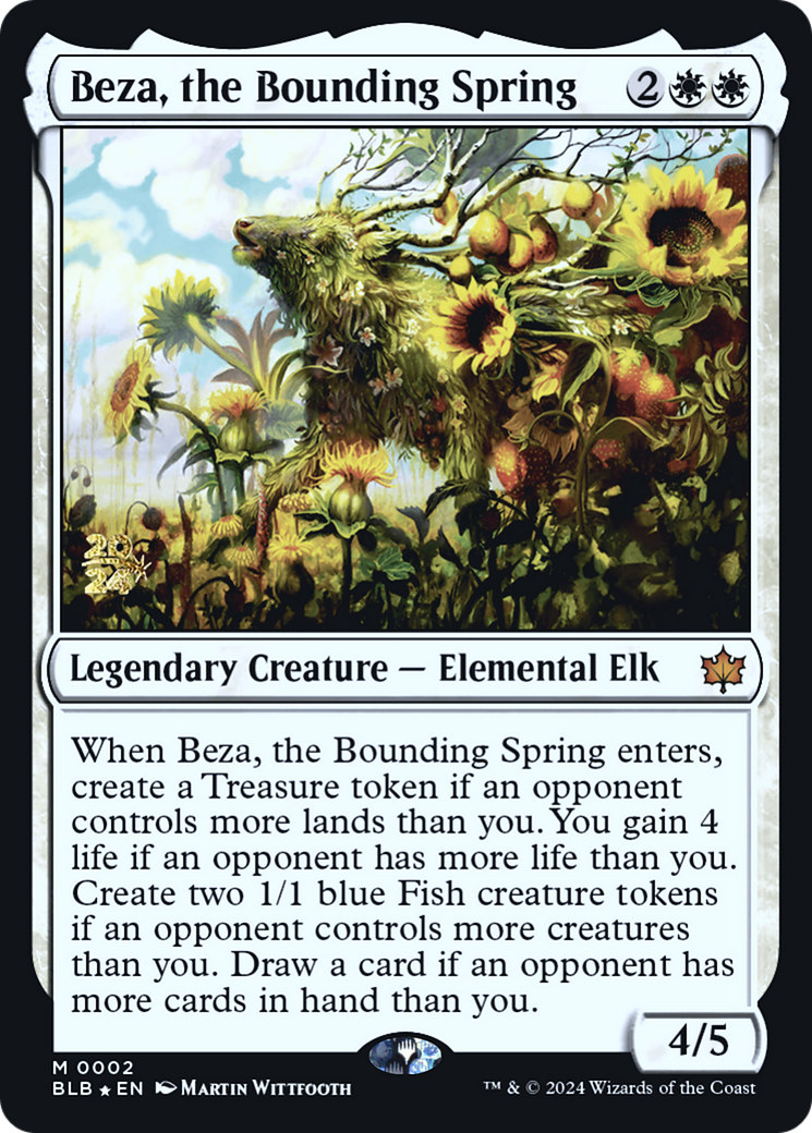 Beza, the Bounding Spring (0002) (Prerelease) - Foil