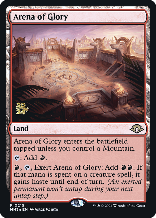 Arena of Glory (0215) (Prerelease) - Foil