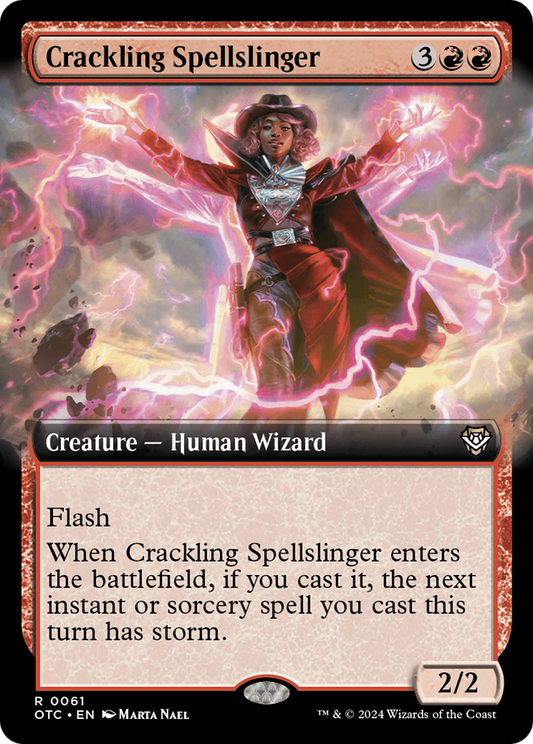 Crackling Spellslinger (0061) (Extended Art)