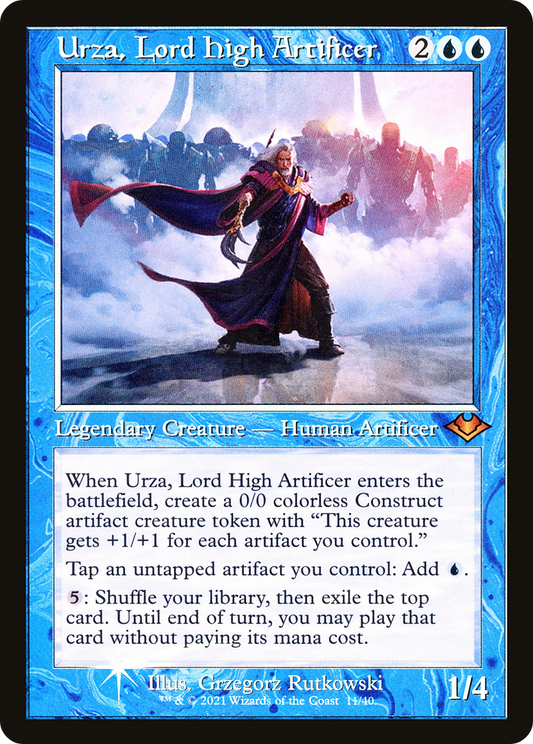 Urza, Lord High Artificer (011) (Retro Frame) - Foil