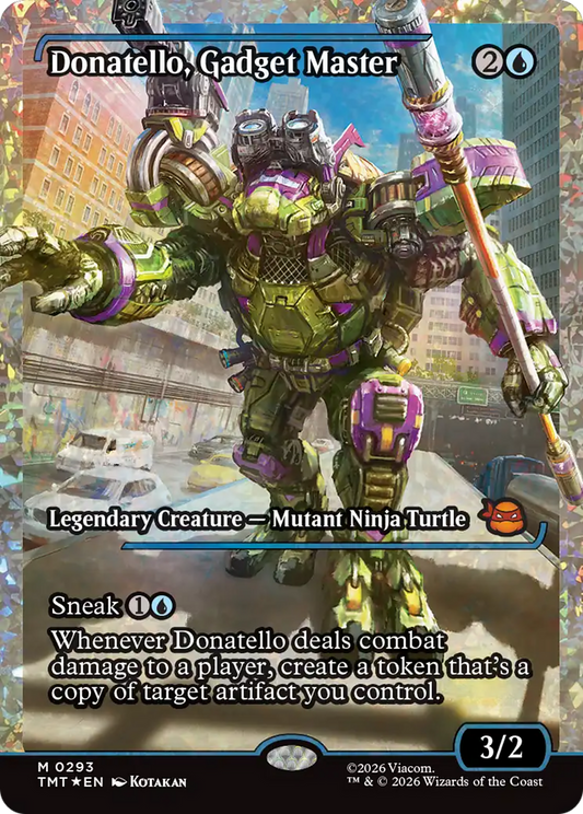 Donatello, Gadget Master (0293) (Showcase) (TMT) - Fracture Foil