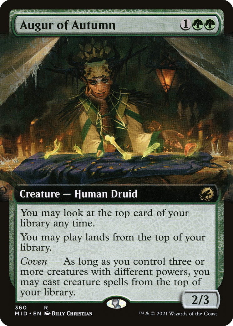 Augur of Autumn (360) (Extended Art) - Foil