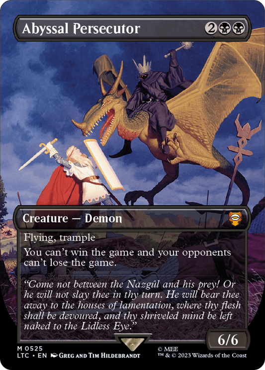 Abyssal Persecutor (0525) (Borderless) - Silver Foil