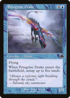 Peregrine Drake (292) (Retro Frame) - Foil