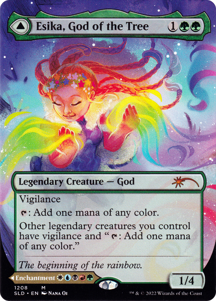 Esika, God of the Tree // The Prismatic Bridge (1208) (Display Commander) (Thick Stock) (SLD)