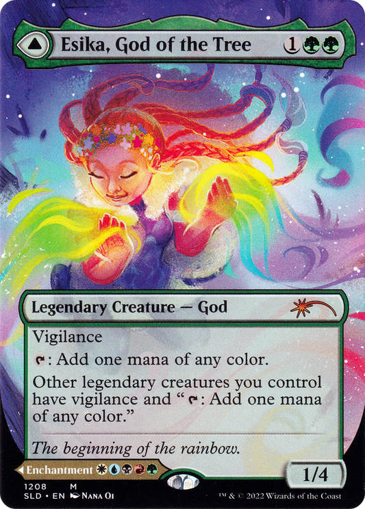 Esika, God of the Tree // The Prismatic Bridge (1208) (Display Commander) (Thick Stock) (SLD)