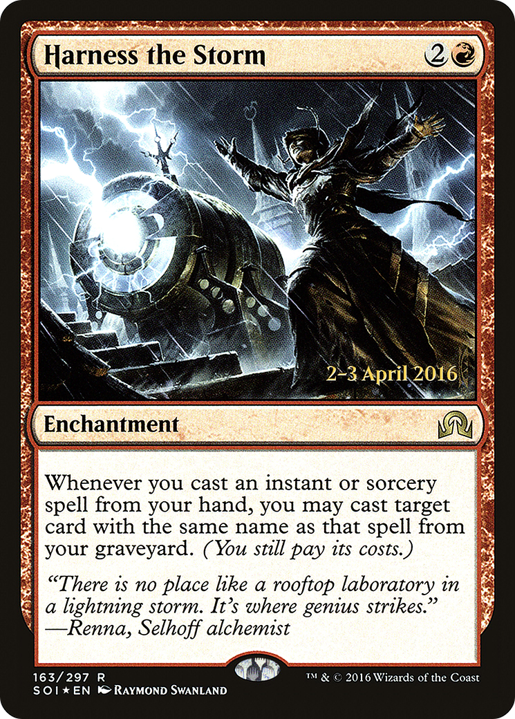 Harness the Storm (163) (Prerelease) - Foil