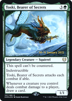 Toski, Bearer of Secrets (197) (Prerelease) - Foil