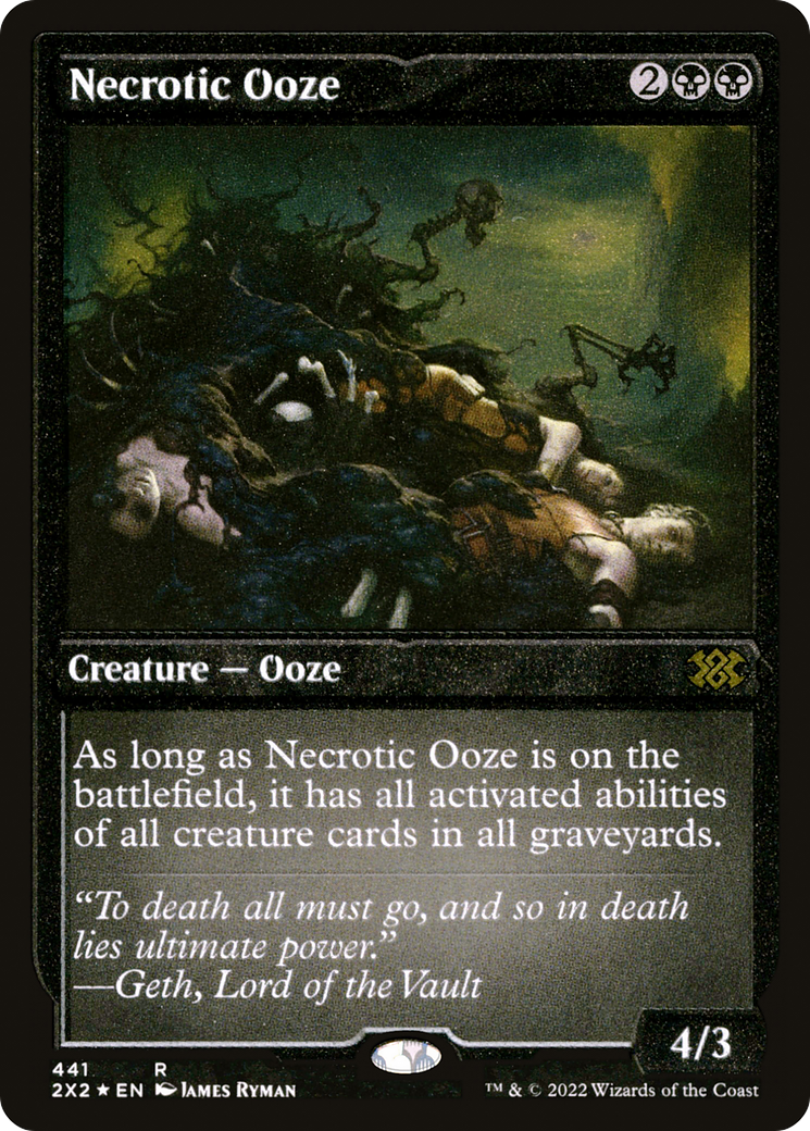 Necrotic Ooze - Foil Etched