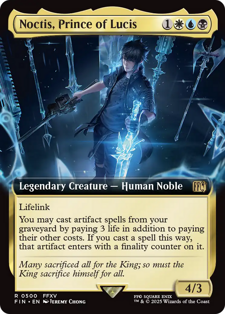 Noctis, Prince of Lucis (0500) (Extended Art) - Foil