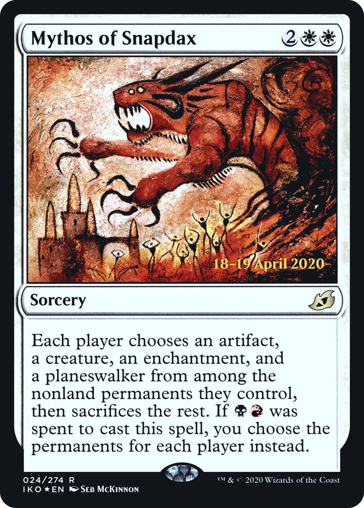 Mythos of Snapdax (024) (Prerelease) - Foil