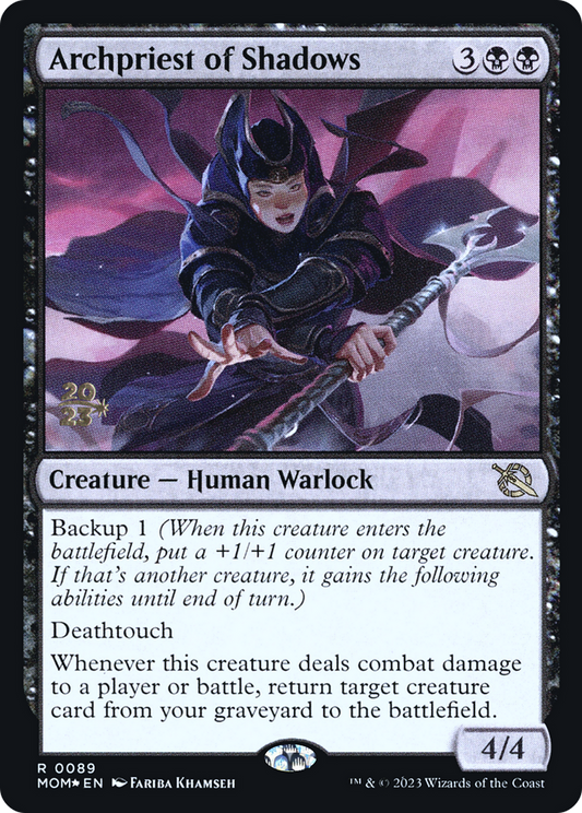 Archpriest of Shadows (0089) (Prerelease) - Foil
