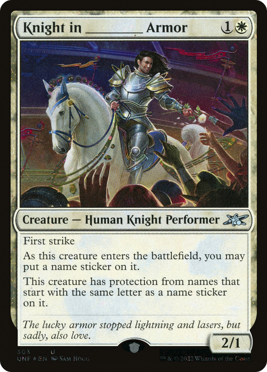 Knight in _____ Armor (303) - Galaxy Foil