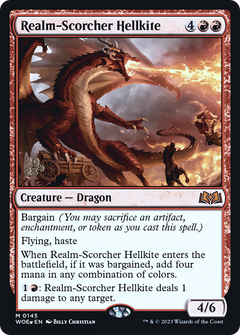 Realm-Scorcher Hellkite (0145) (Prerelease) - Foil