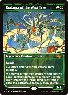 Kodama of the West Tree (423) (Showcase) - Foil Etched