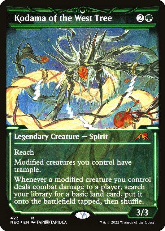 Kodama of the West Tree (423) (Showcase) - Foil Etched